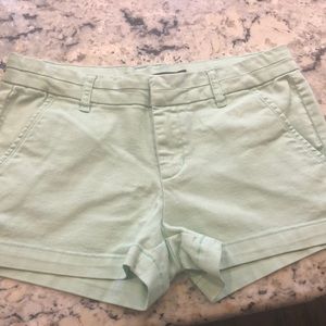 Mint shorts